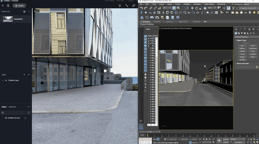 3DS Max + AutoCAD + V-Ray